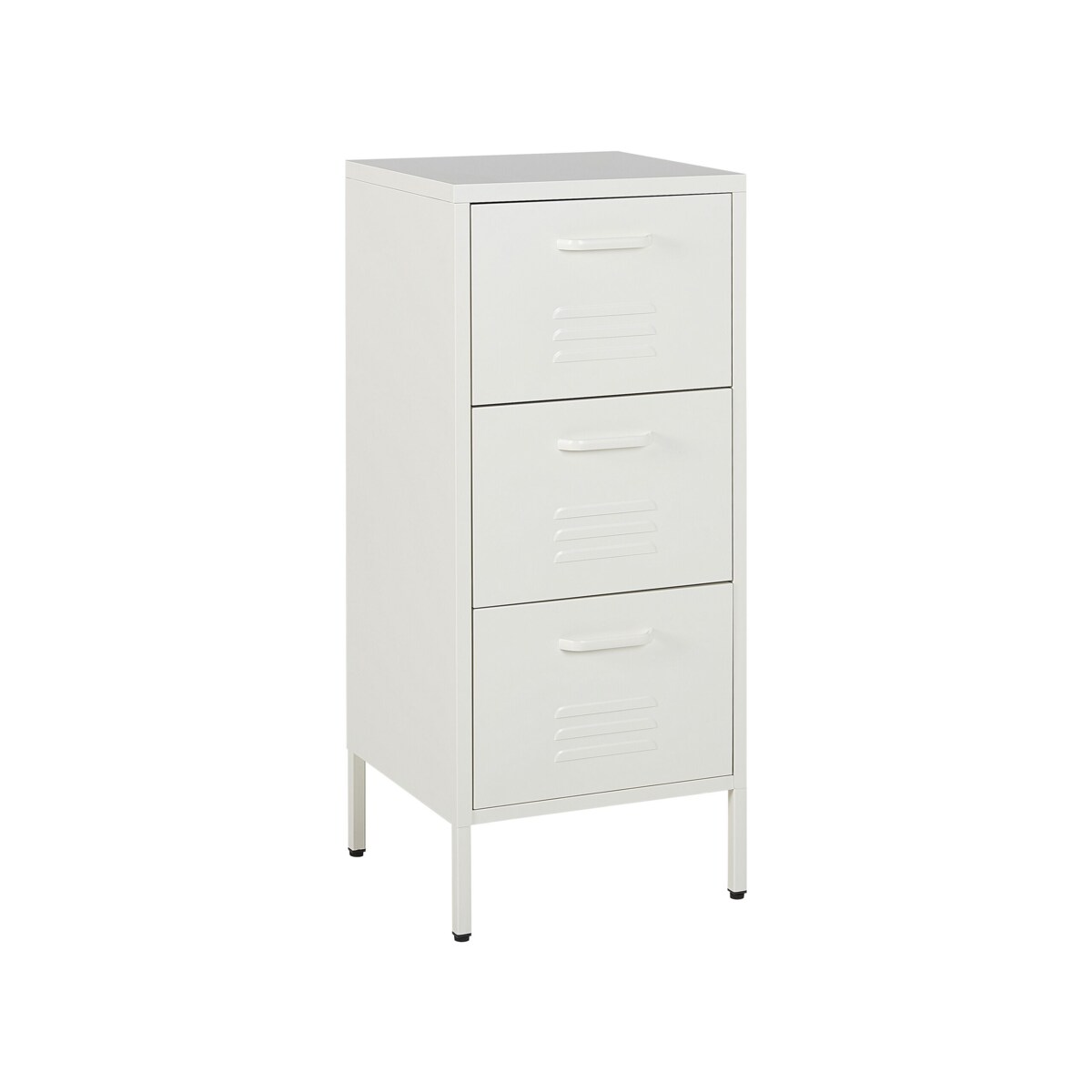 Szafka biurowa metalowa biała WOSTOK