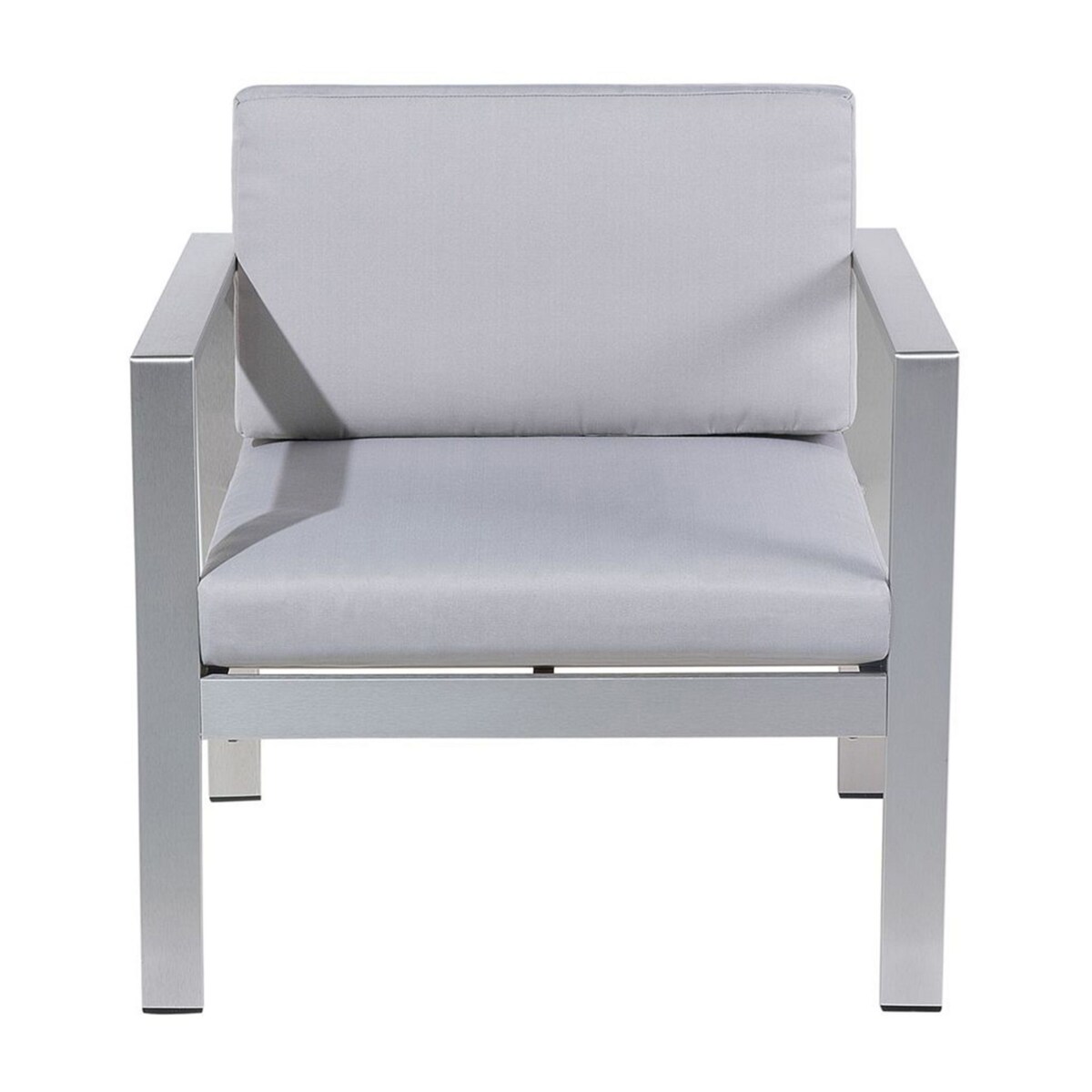 Fotel ogrodowy jasnoszary SALERNO