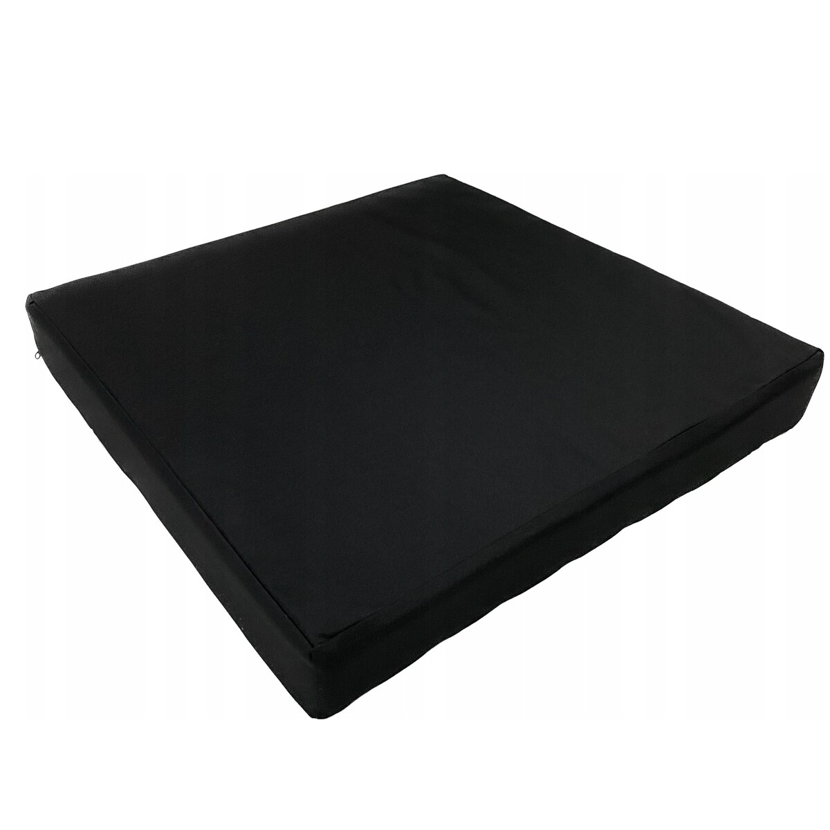 Poduszka Ogrodowa Płaska Pianka Z Zamkiem 60X60 Wodoodporna Czarna