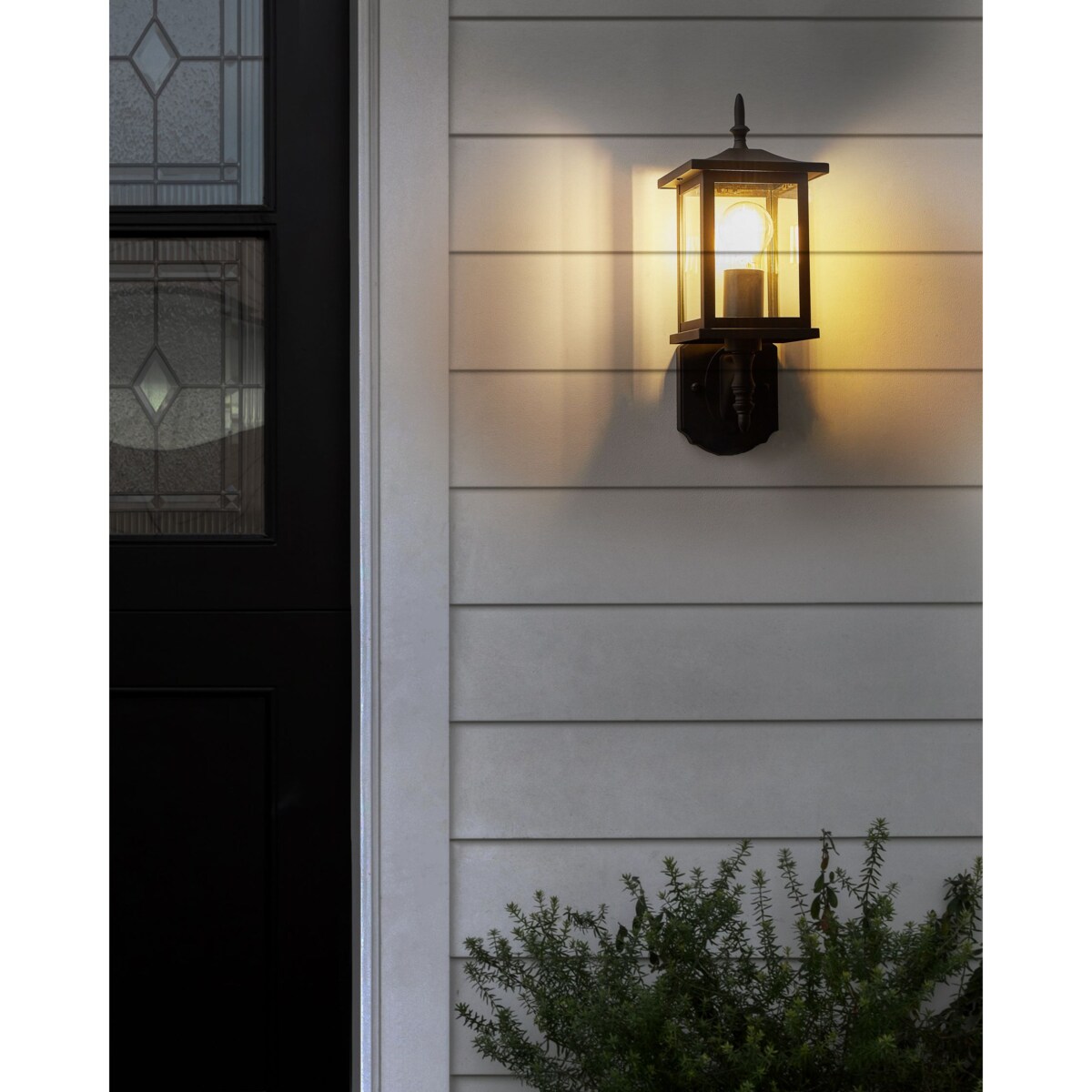 Lampa ścienna ogrodowa ANDAM Czarny