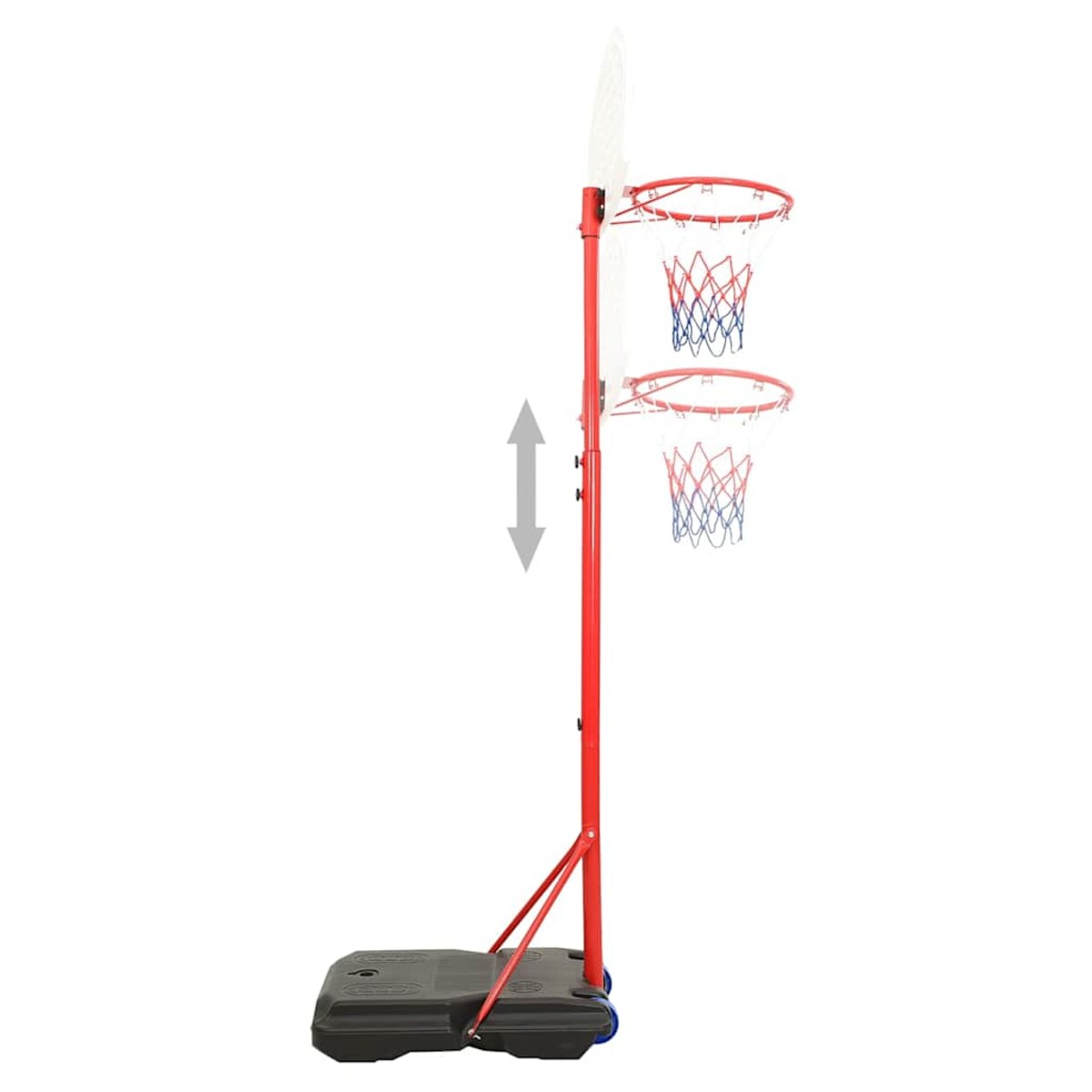 vidaXL Zestaw do koszykówki, regulowany, 200-236 cm