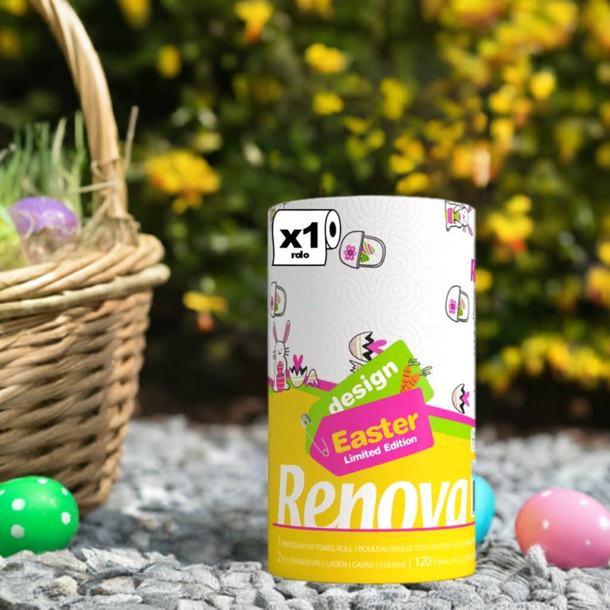 Ręcznik Papierowy Renova Wielkanoc 1R