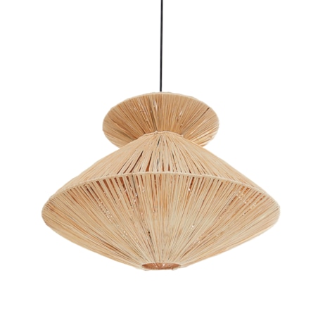 Lampa wisząca ze słomy naturalna KEDAYAN