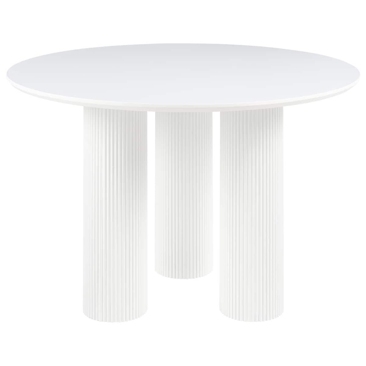 Stół do jadalni TULEMALU Biały 120 cm 120 cm