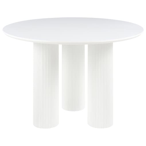 Stół do jadalni TULEMALU Biały 120 cm 120 cm