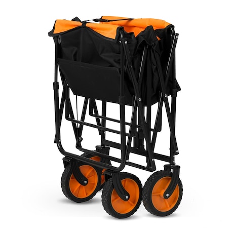 Wózek ogrodowy transportowy skladany Humberg 90 kg + siatka zabezpieczająca