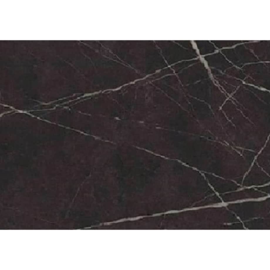 Okrągły stół Reo do salonu z metalową podstawą, blat 75 cm- ciemny marmur