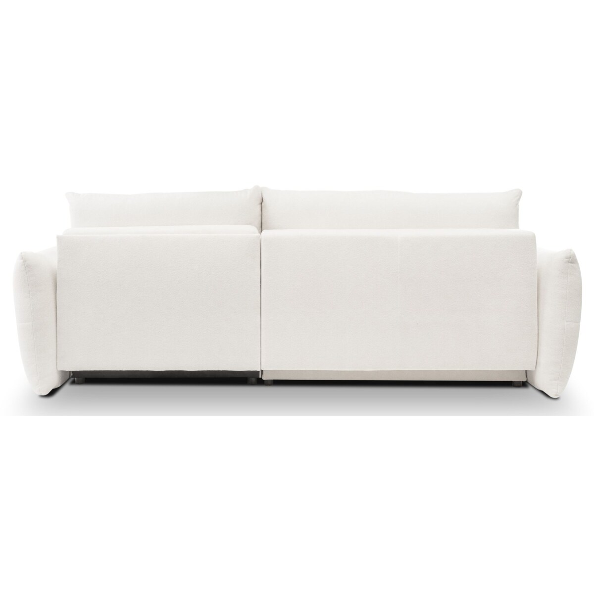 Narożnik z funkcją spania do salonu BOSE, lewostronny, śmietankowy