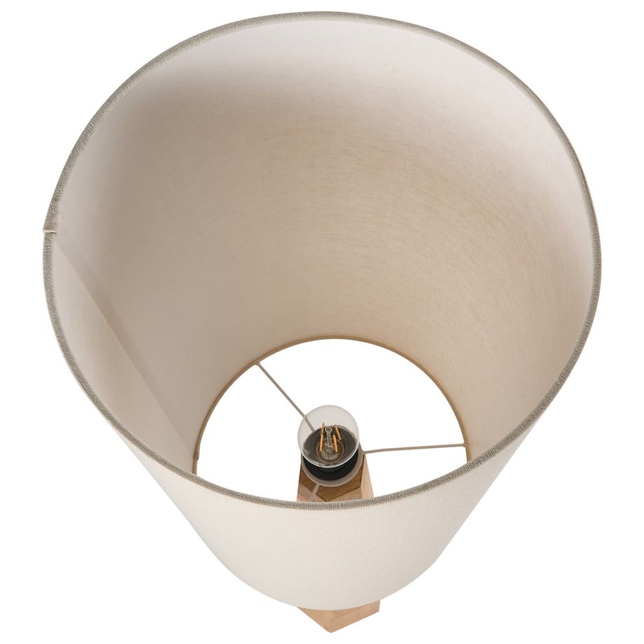 Lampa podłogowa ILALA Drewno Naturalny