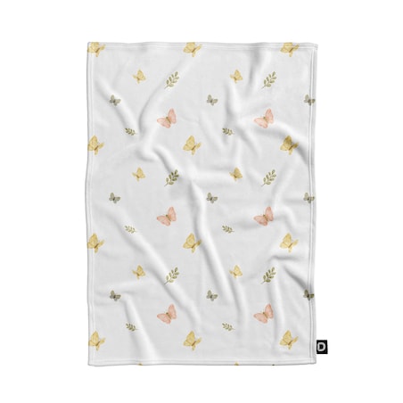 Koc pluszowy dla dzieci FAIRY TALES wzór D146 | motylarnia - 135 x 100 cm