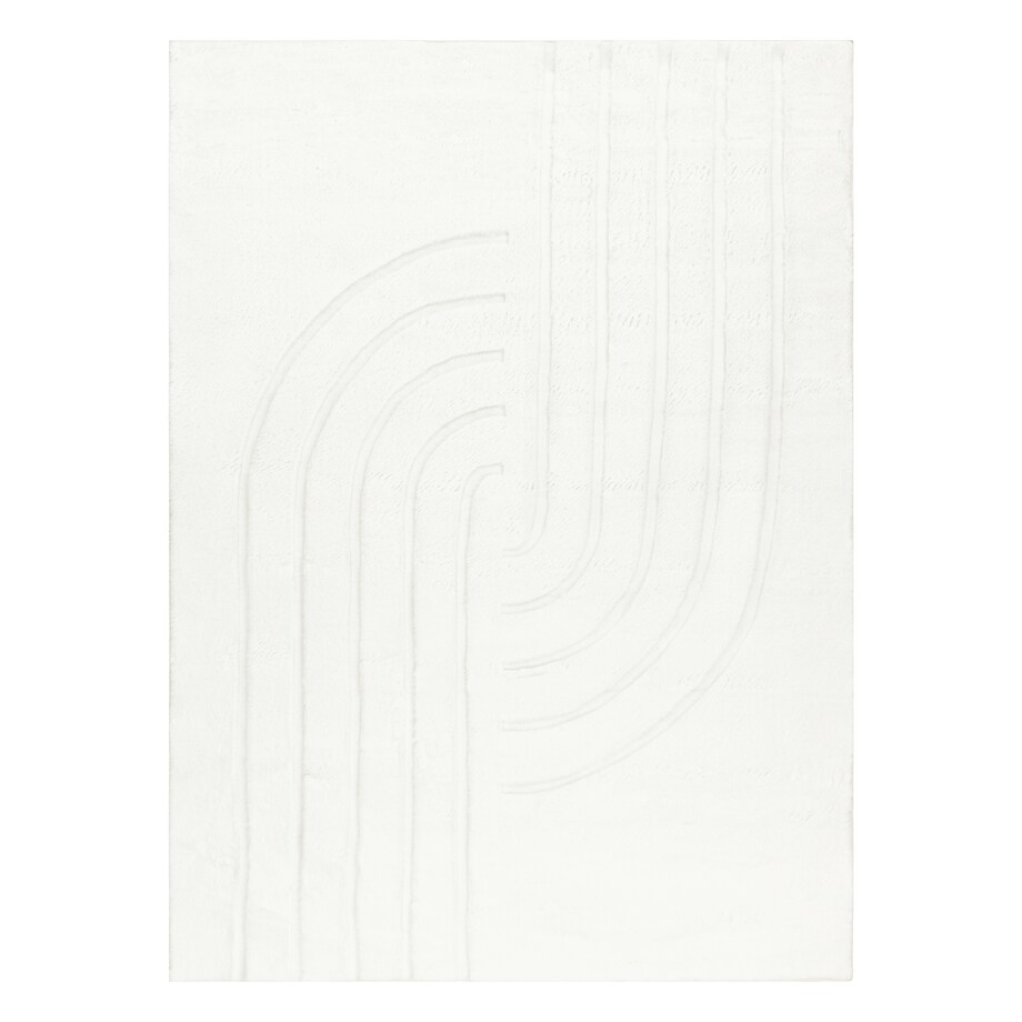 Dywan CURVY biały 11 Curves do prania, 200x290 cm
