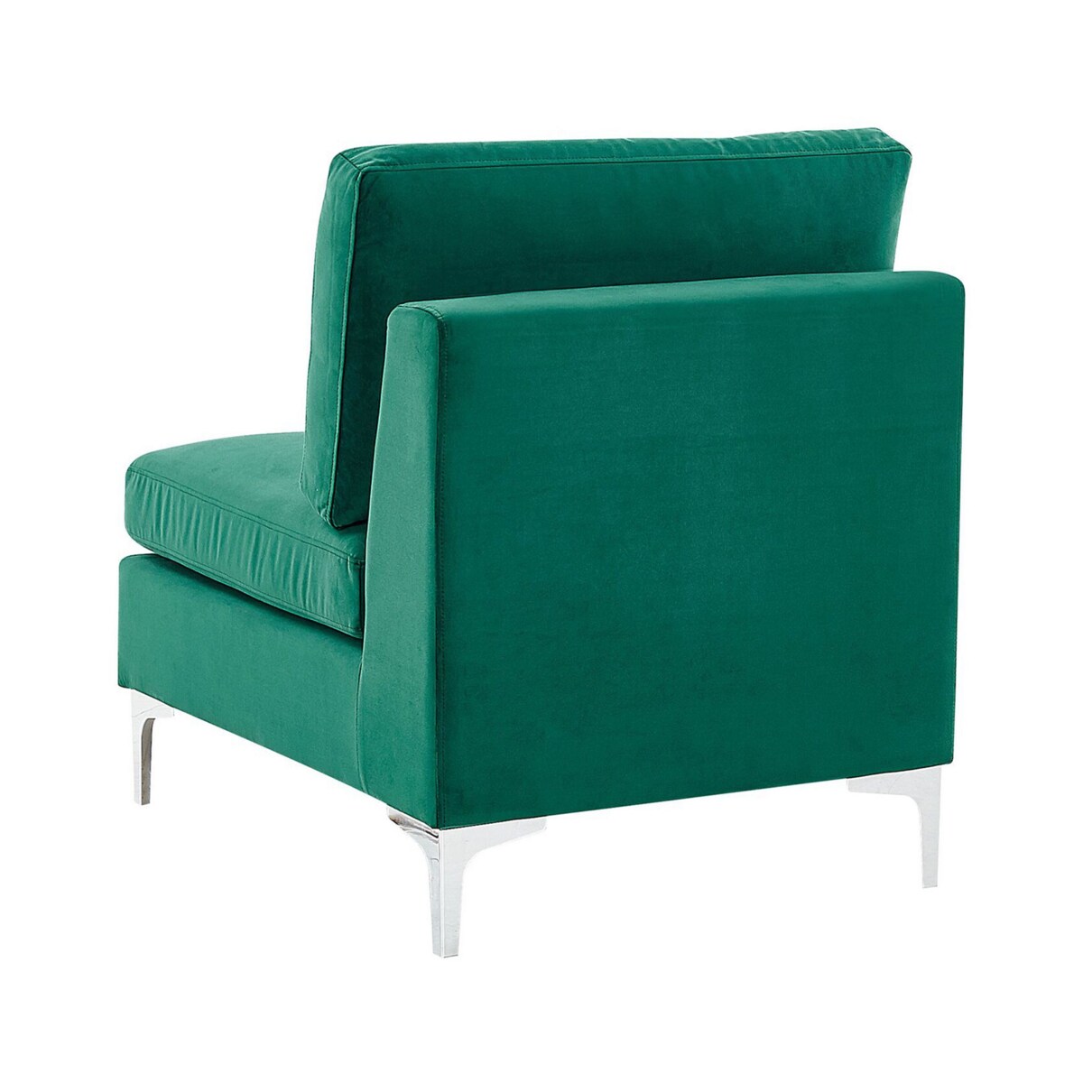 Moduł 1-osobowy welurowy zielony EVJA