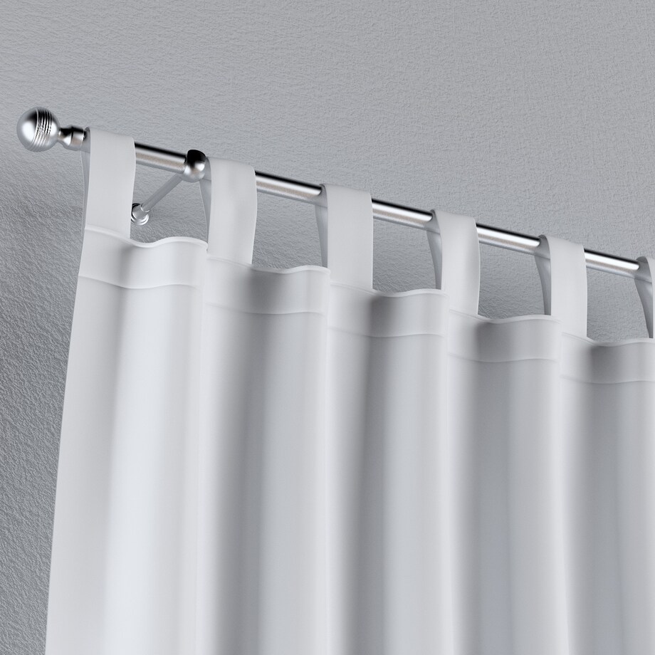 Zasłona na szelkach 1 szt. 130x245 biały z połyskiem