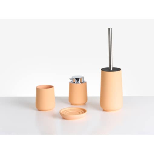 Zestaw akcesoriów łazienkowych 4 elementy SUCHES Pomarańczowy