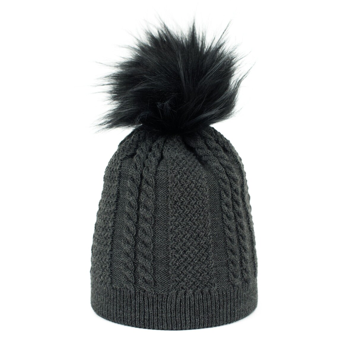 Czapka Ula Grafitowa Grafitowy, Uniwersalny