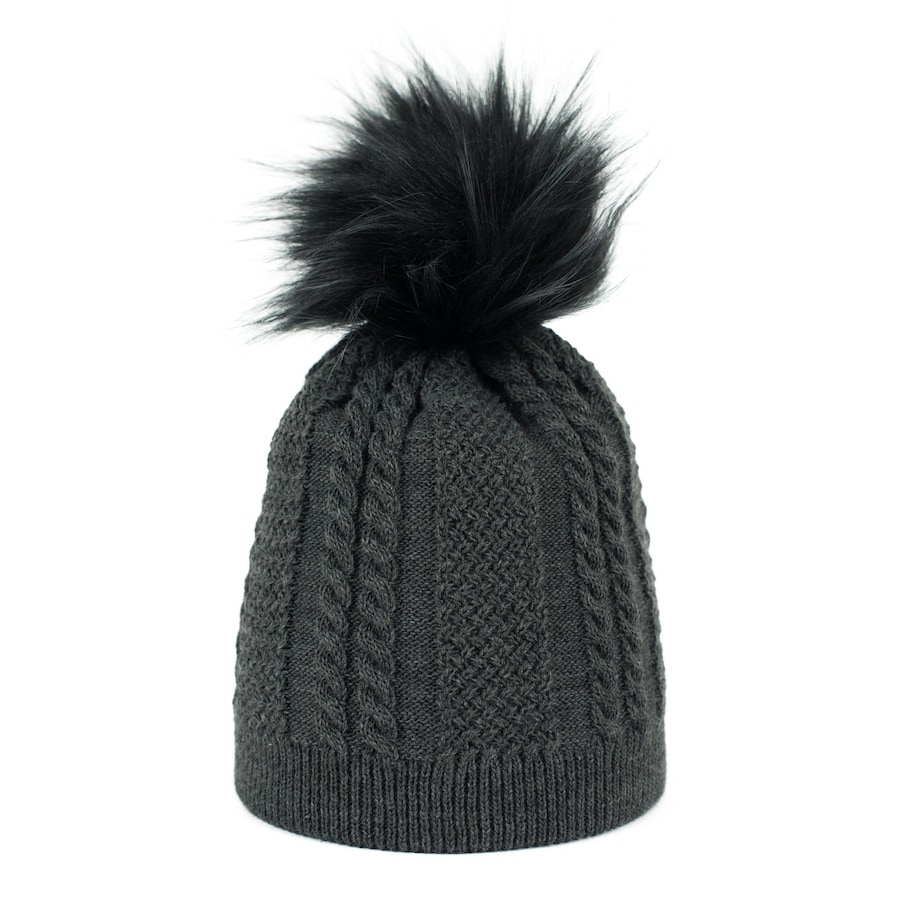 Czapka Ula Grafitowa Grafitowy, Uniwersalny