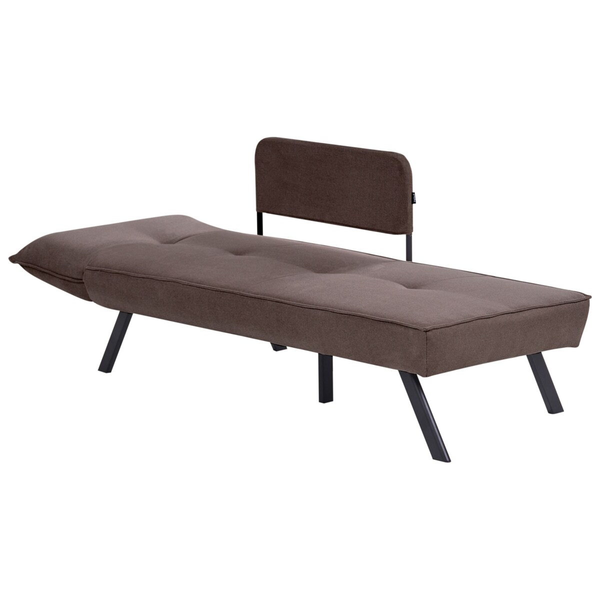 Szezlong lewostronny ROCAMADOUR Brązowy