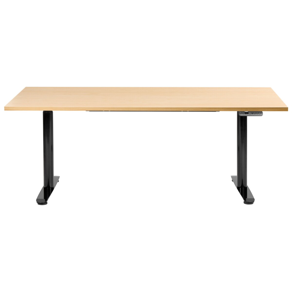 Biurko regulowane elektrycznie DESTINAS Czarny/ jasny brąz 180 cm 72 cm