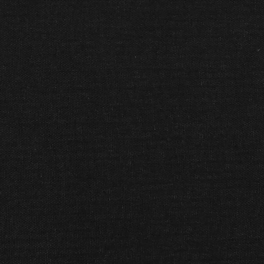 vidaXL Zagłówek uszak, czarny, 103x23x78/88 cm, tkanina