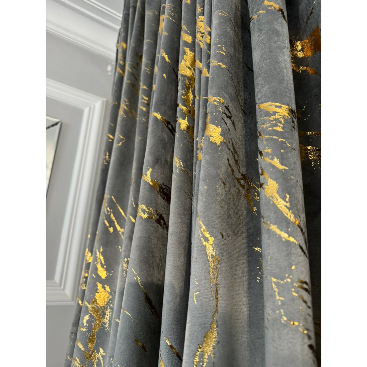 zasłona welurowa "marmur" 140x270 cm