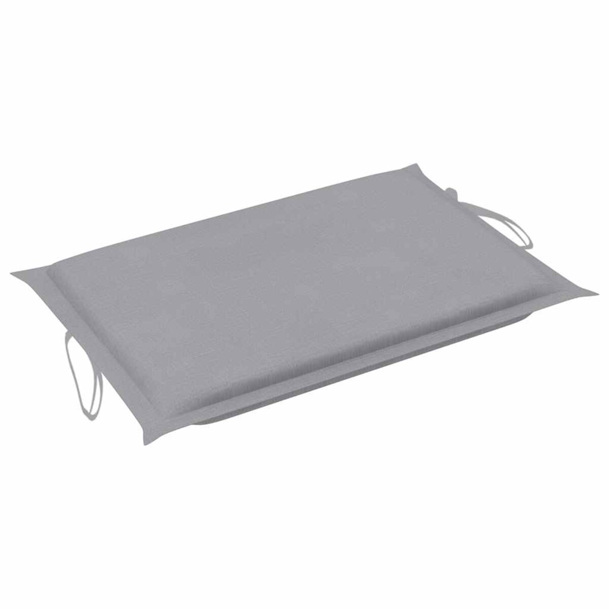 vidaXL Leżak bujany z poduszką, lite drewno tekowe