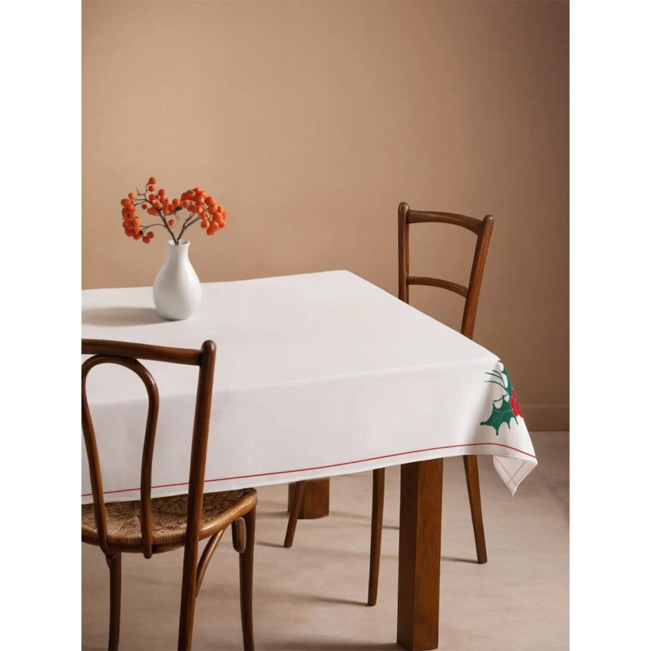 Obrus świąteczny - drzewko świąteczne ramka - 140x140