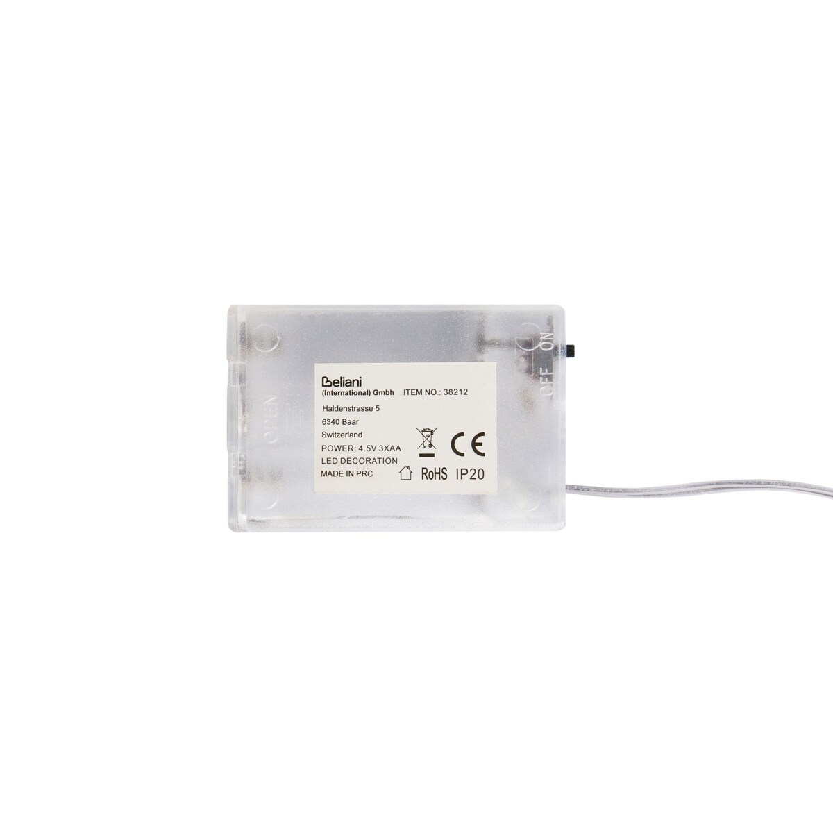 Zestaw 3 dekoracji świątecznych LED ROINE Prezenty świąteczne 15/20/25 cm Brązowy