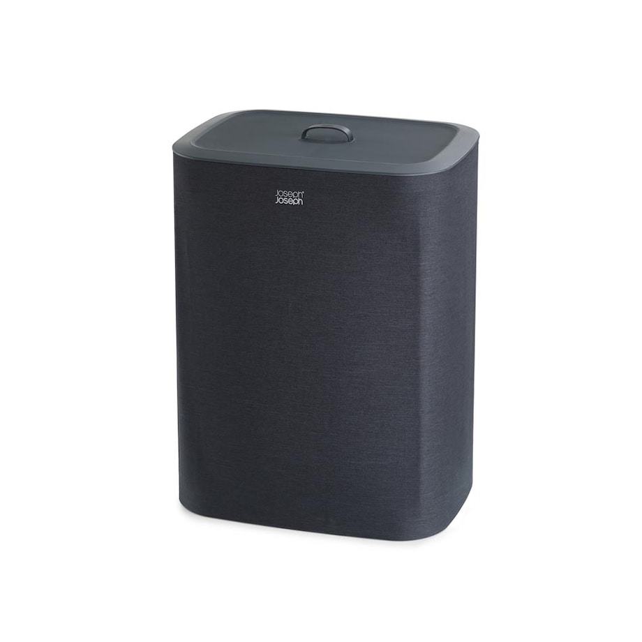 Kosz na pranie czarny Tota, 90 l, Joseph Joseph