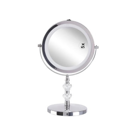 Lusterko kosmetyczne LED ø 20 cm srebrne LAON