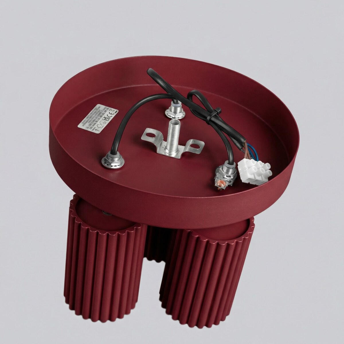 Plafon KARBON 3P burgund