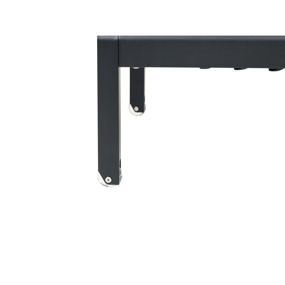 Leżak ogrodowy jasne drewno z czarnym NARDO