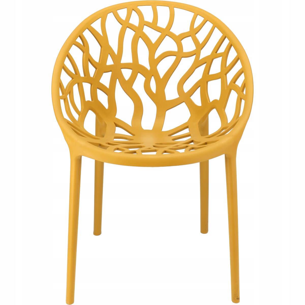 Krzesło ogrodowe plastikowe ALBERO muszatrdowe