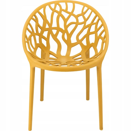 Krzesło ogrodowe plastikowe ALBERO muszatrdowe