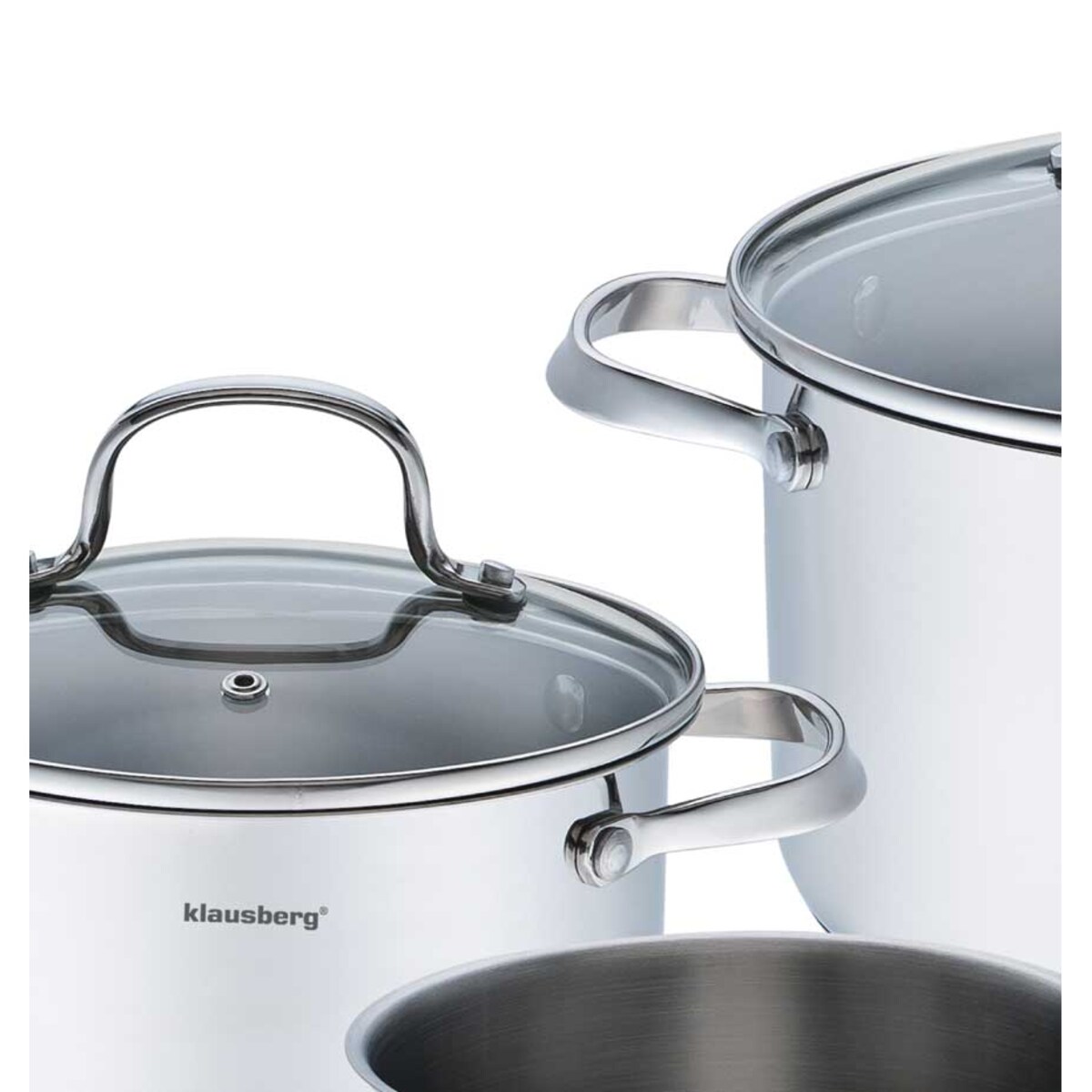 Zestaw garnków KLAUSBERG 9 ele Inox 18/10