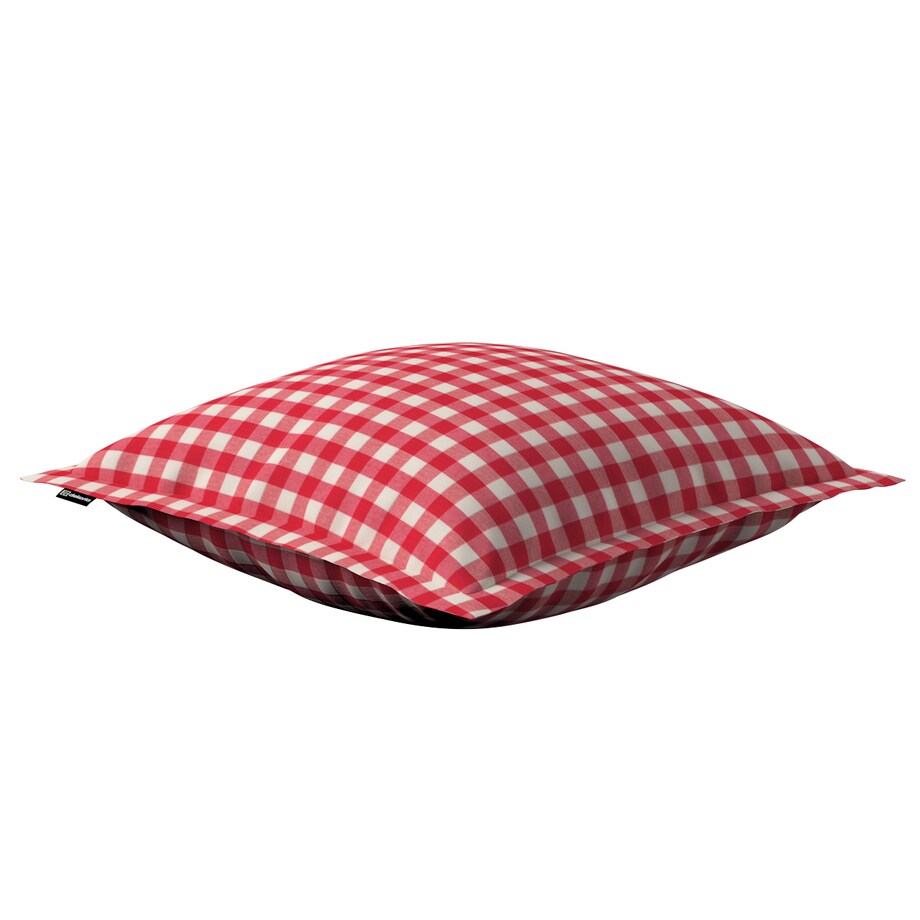 Poszewka Mona na poduszkę 45x45 czerwono-biała kratka (1,5x1,5cm)
