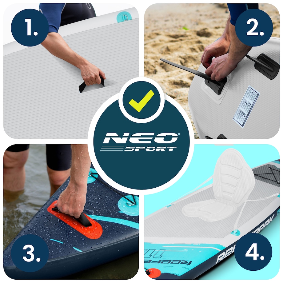 Deska SUP do pływania pompowana Paddle Reefbreak 350cm Neo-Sport
