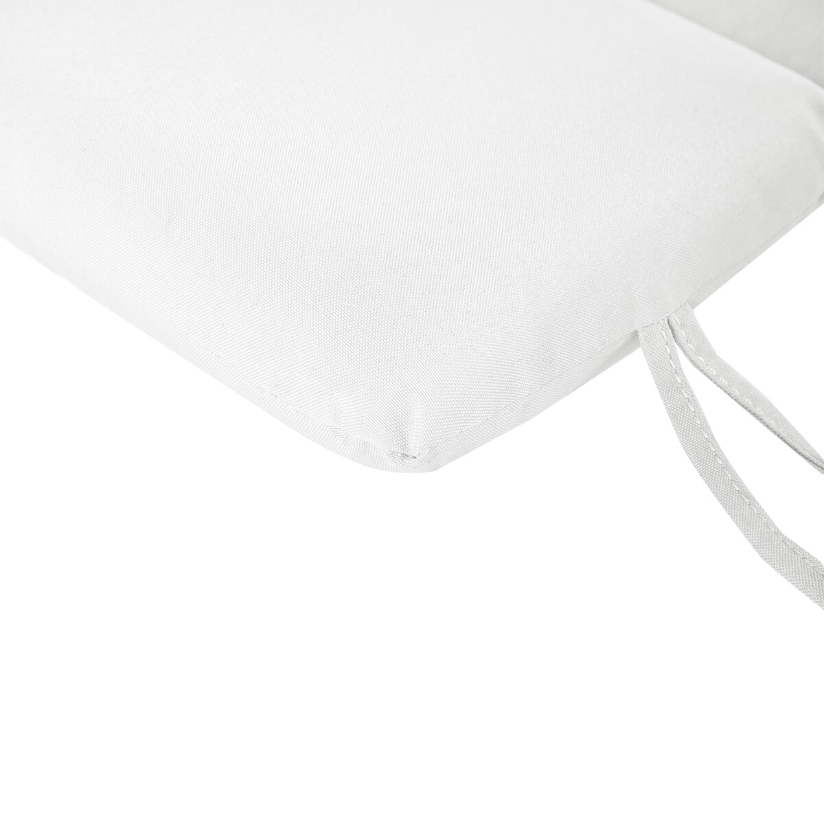 Poduszka na leżak ogrodowy BRESCIA PREMIUM 180 x 60 cm Złamana biel