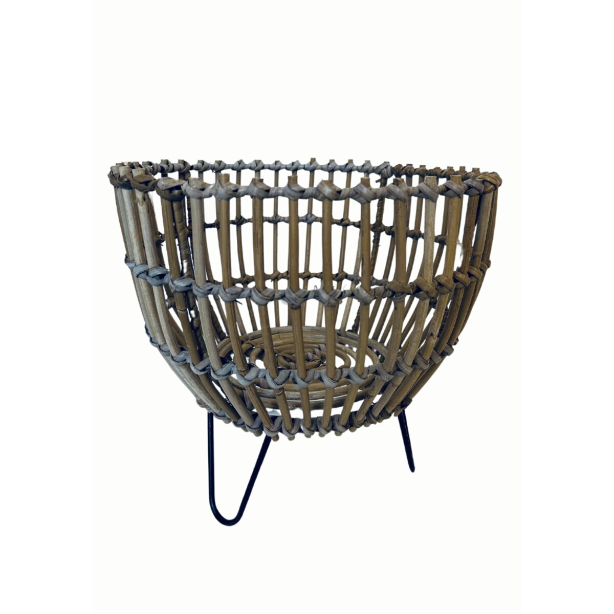 DONICA KOSZ RATTANOWA SZARA LAURA S