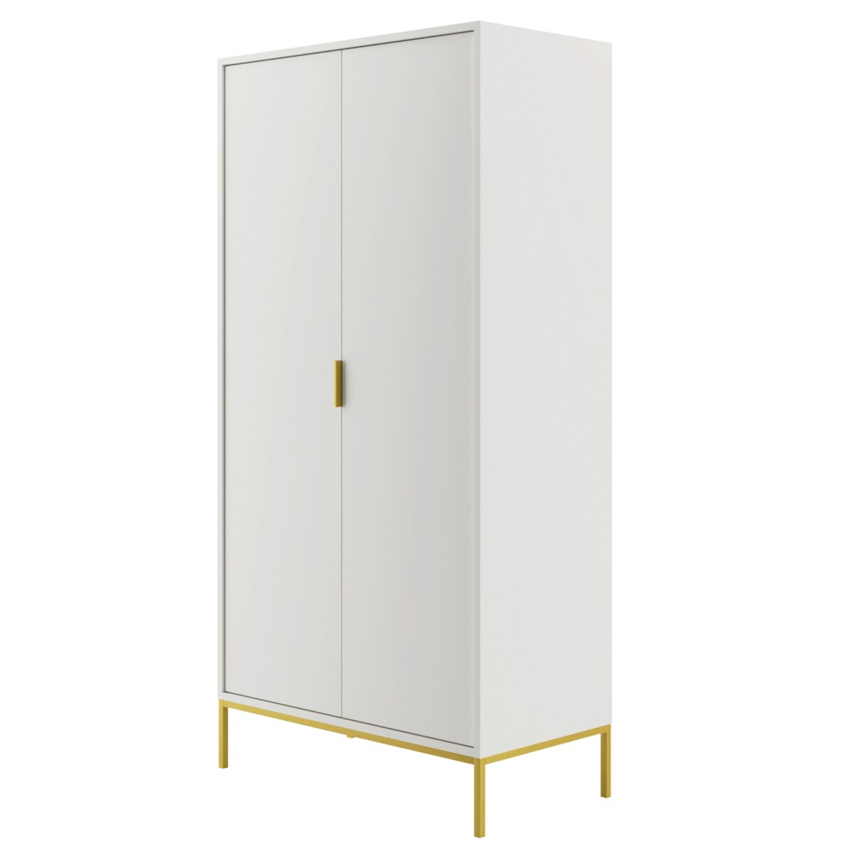 Szafa Austin biała & złota
