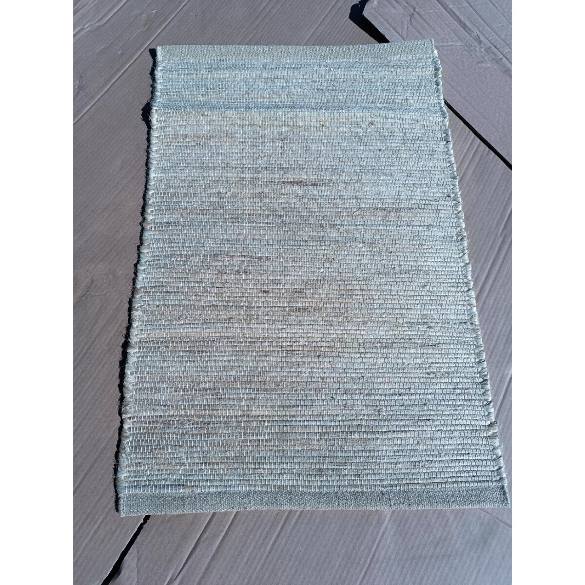 Dywan jutowy do salonu 60x90 cm, naturalny kremowy dywan z juty