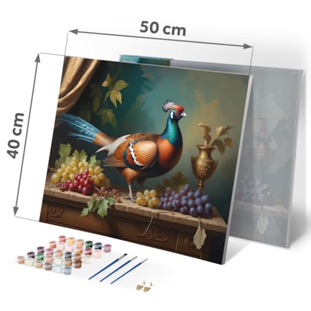 Malowanie po numerach obraz z ramą 40x50 Bażant Massido