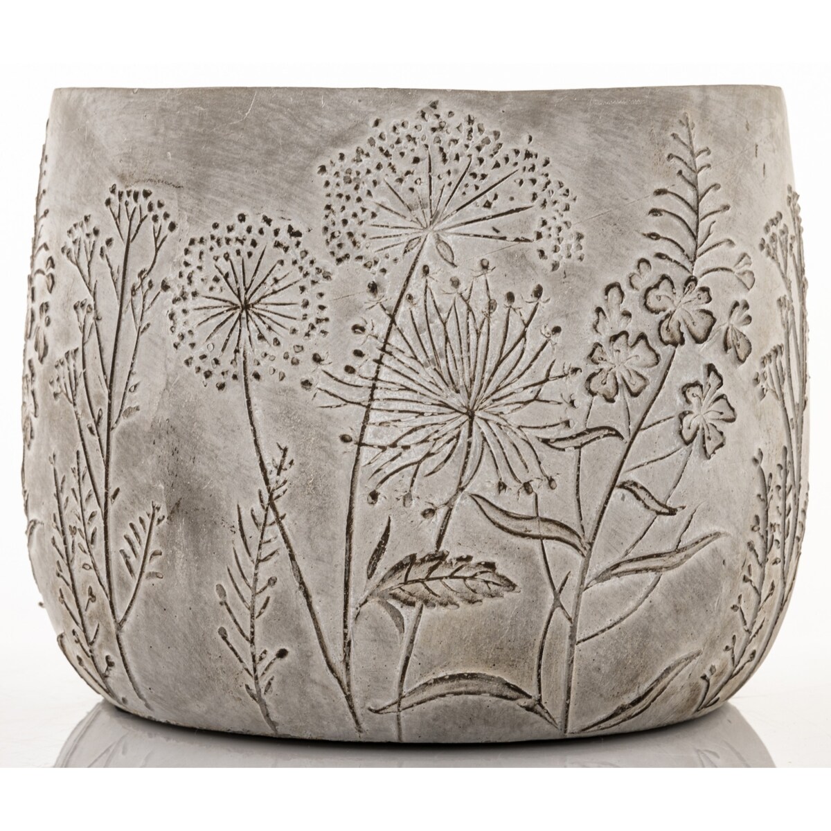 Wazon ceramiczny 36x19x19 cm CONTE czarny