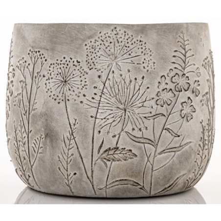 Wazon ceramiczny 36x19x19 cm CONTE czarny