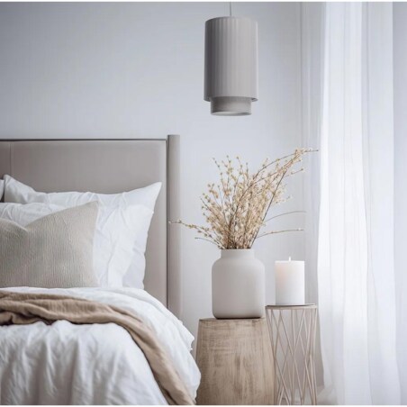 Lampa wisząca DUO LAMI LINE 20 szara