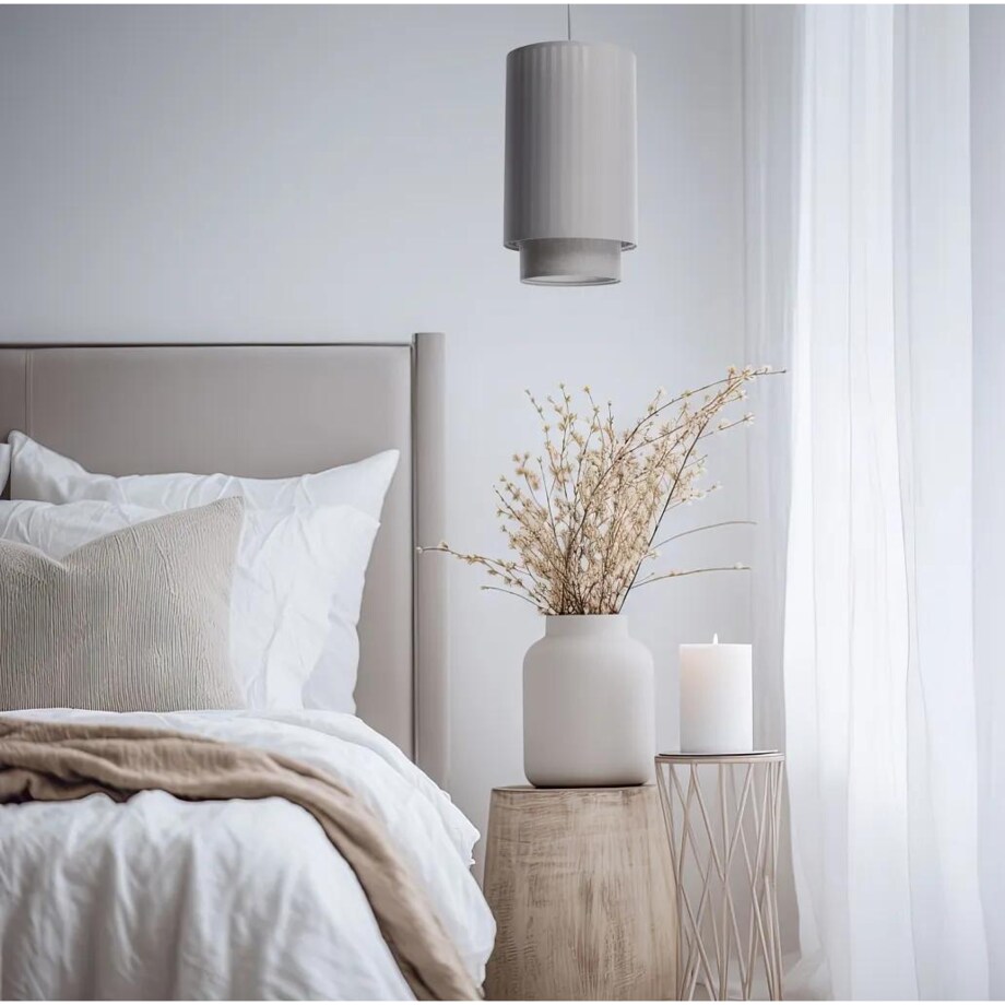 Lampa wisząca DUO LAMI LINE 20 szara