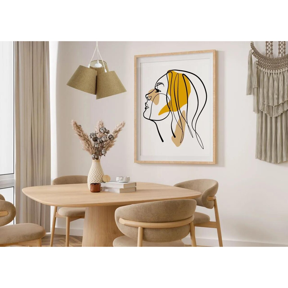 Lampa wisząca ENTURO TRIO żółta