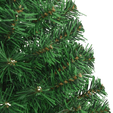 vidaXL Sztuczna choinka o grubych gałązkach, zielona, 120 cm, PVC