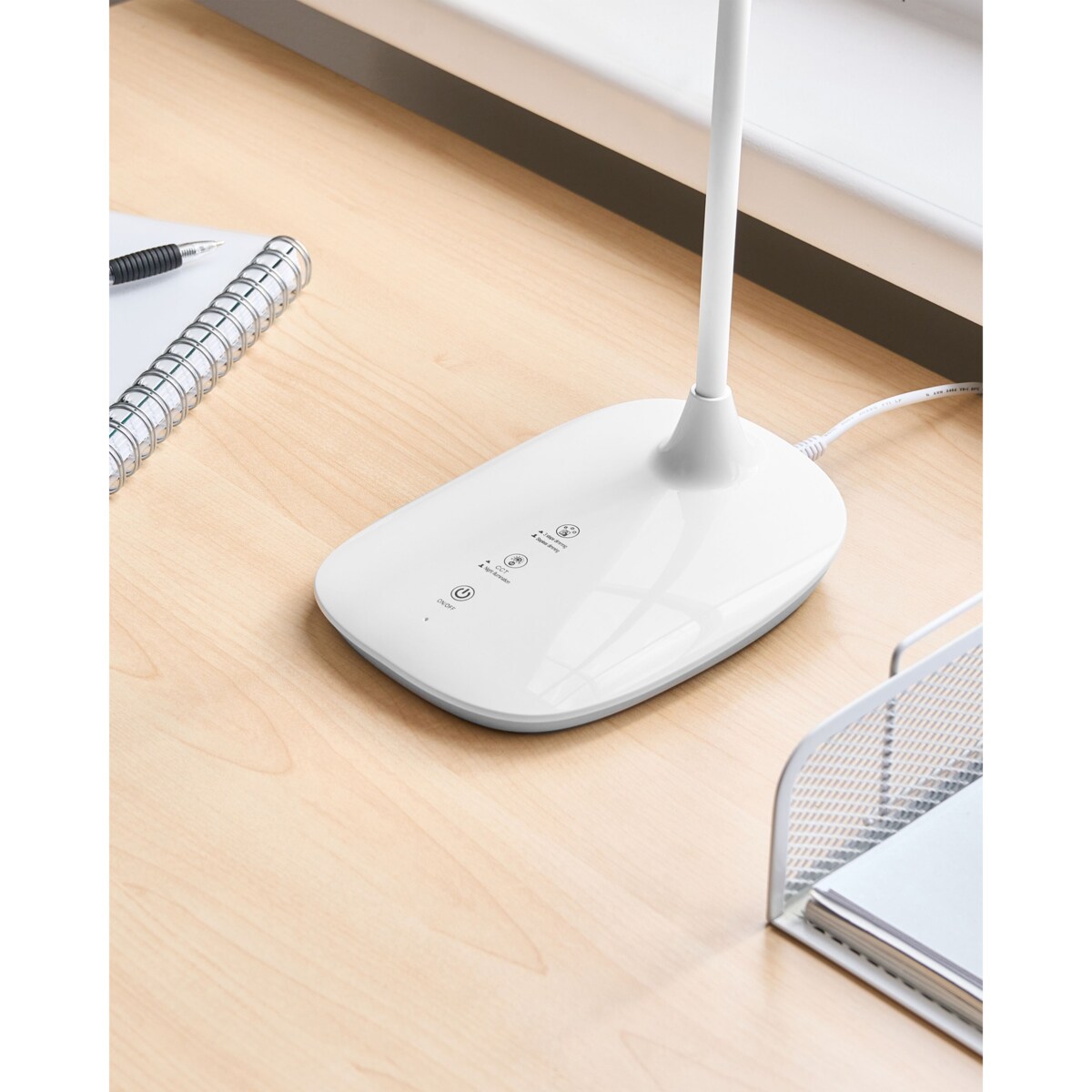 Lampa biurkowa LED HYDRA Ze ściemniaczem Biały