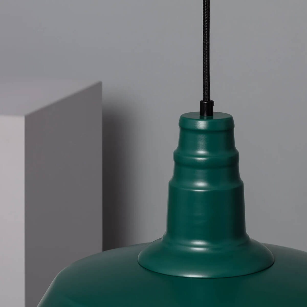 Salonowa lampa zwis Retro ABR-RRP-Z-E27 Abruzzo metalowa zielony