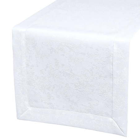 Bieżnik Marmurek biały (2000) O5 - 40x240 cm - biały